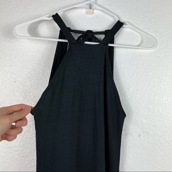 H:ours revolve back keyhole sleeveless mini black dress size XS - Picture 5 of 9